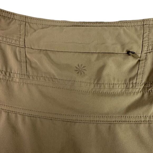 Athleta Everyday Woven Skort / Skirt size 6 Tan Khaki - Picture 4 of 9